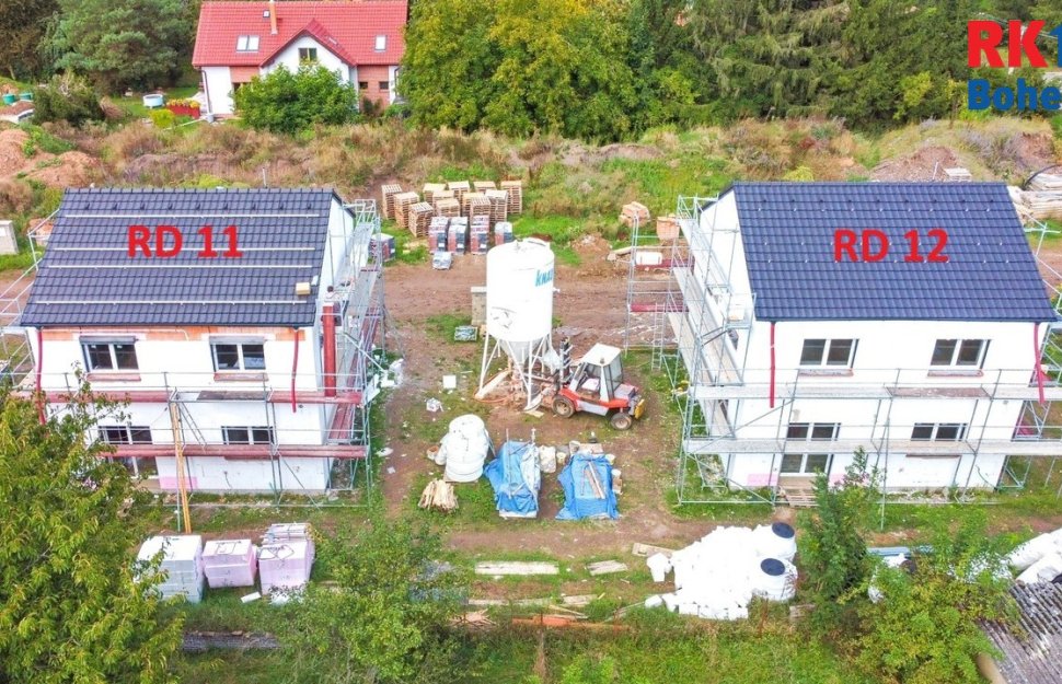 pohled na domy - 1. etapa