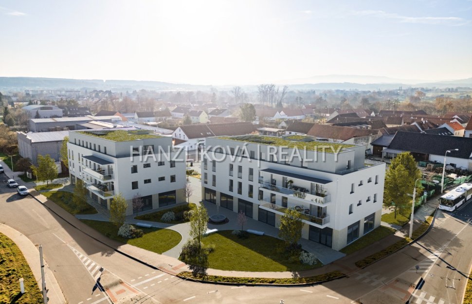 vizualizace bytového domu Rožnov